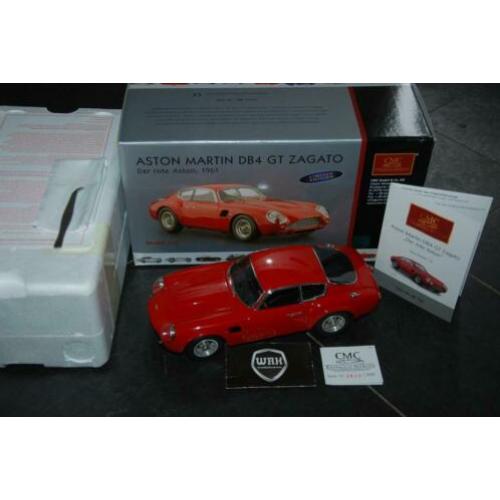 Aston Martin DB4 Zagato red CMC M-146 ltd 1000 WRH