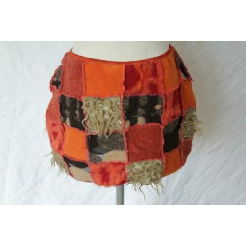 Aparte patchwork mini-rok.Mt M.Merk Rivkadiatlowicki
