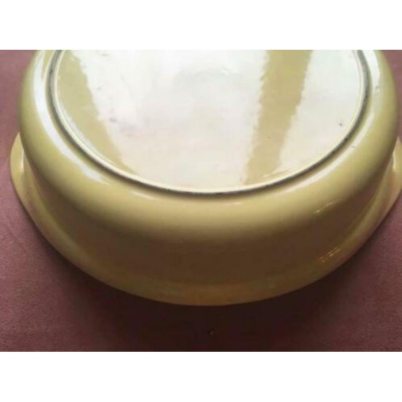 Ronde pan/cocotte in pastelgeel