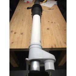 Burgerhout Skyline 3000 HR AL 80-80 zwart dubbelwandig