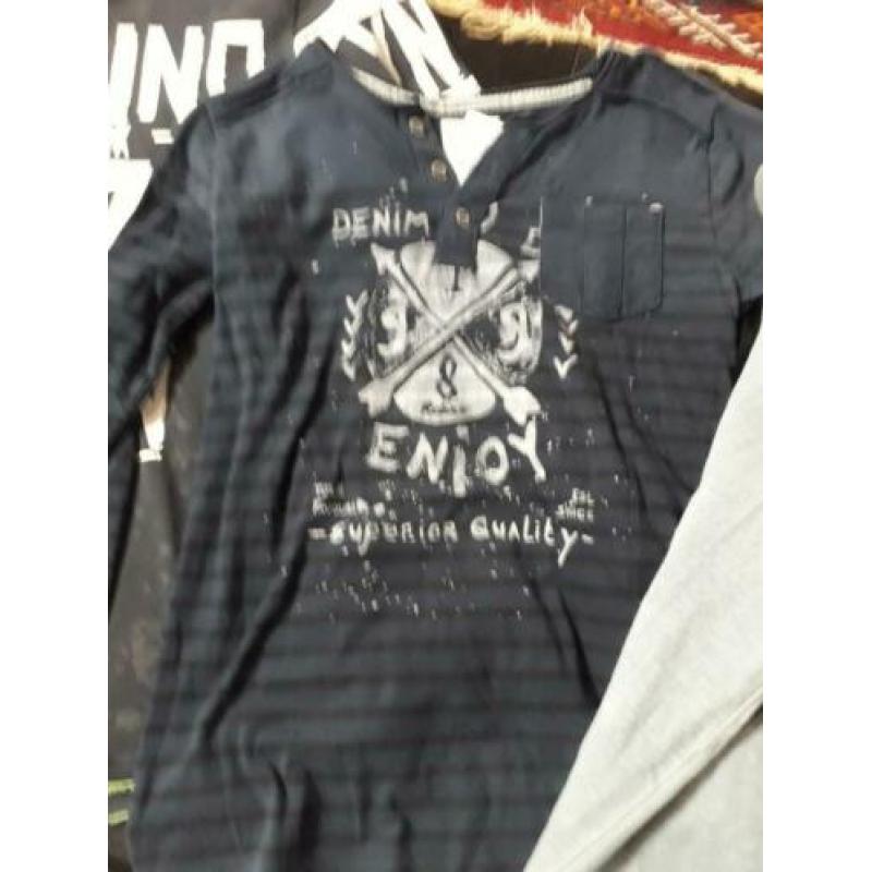 5 jongens shirts/truien van Vingino /Retour maat 158/164