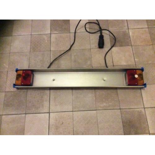 Lichtbalk voor fietsendrager - aanhangwagen of boottrailer