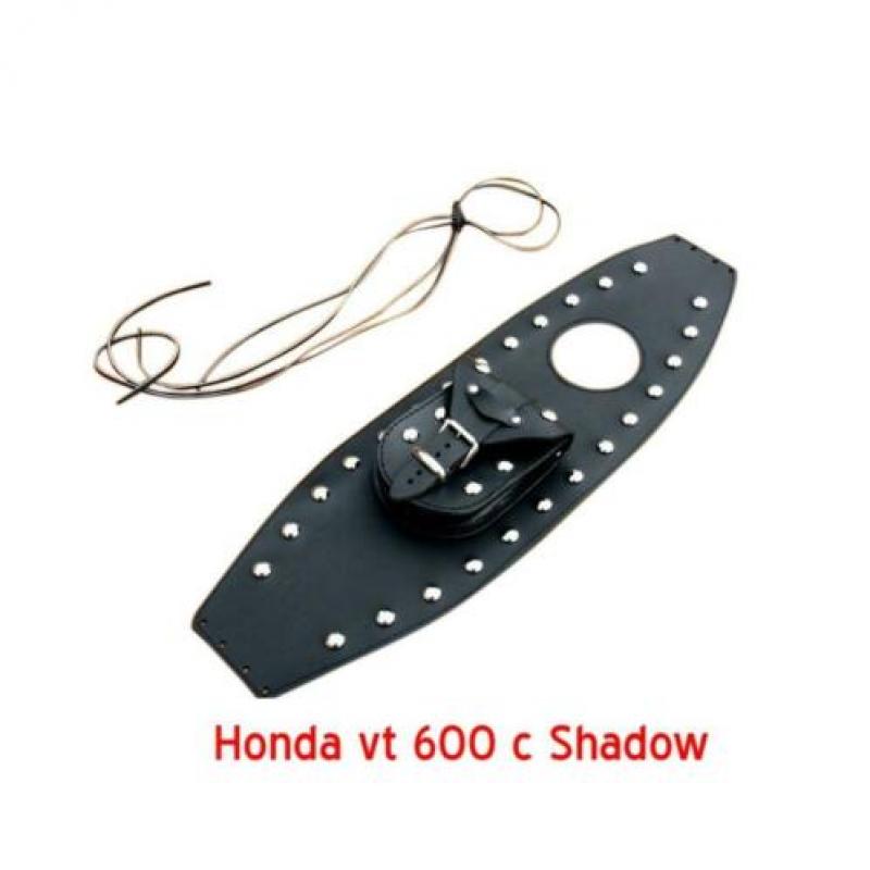 Leren Tankpad Honda VT 600 C Shadow Lederen Tank Pad Panel