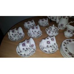 Royal Albert Sweet Violets servies 12 delig.