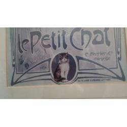 poster savon de toilet le petit chat