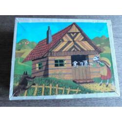 Oude blokkendoos sprookjes puzzel