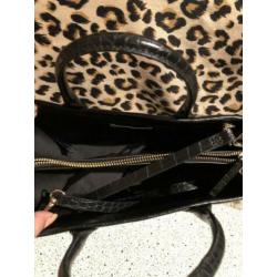 Zwarte hand/schoudertas•??&??