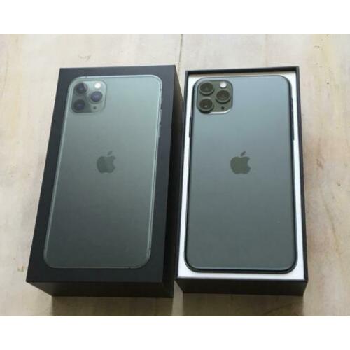 iPhone 11 PRO MAX 64GB Groen, als NIEUW! inruil mogelijk