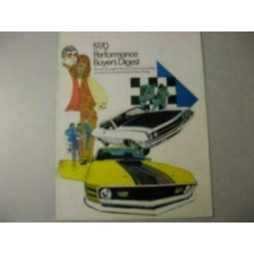 1970 Ford Performance Mach I Boss Torino Cobra Brochure USA