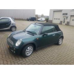 Mini Mini 1.6 16V ONE Cabrio 2006 Groen airco