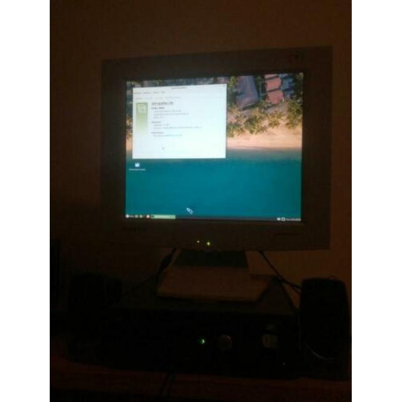 Dell optiplex dual core 4gb ram + scherm