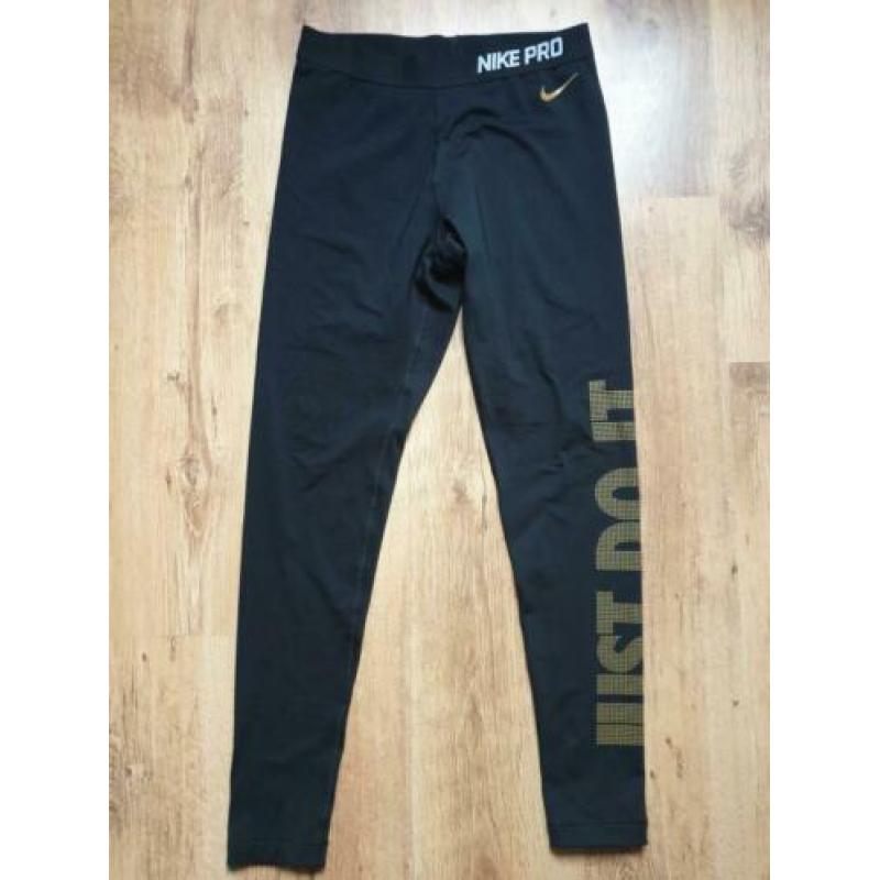 Nike Hyperwarm zwarte running tights L