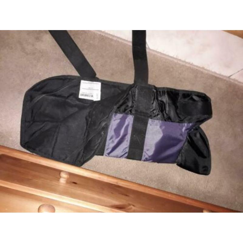 Paarse Honden jas rugmaat 55.cm