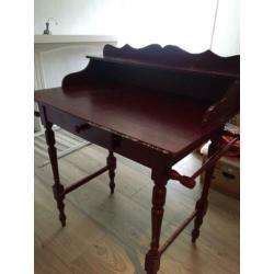 Brocant Barok oude tafel make up tafel