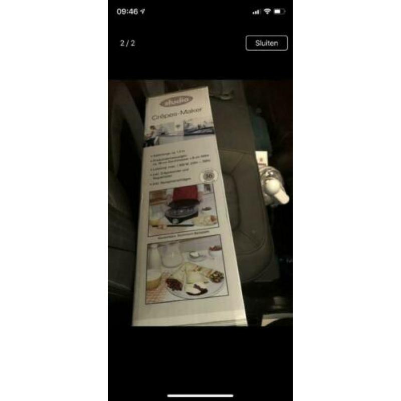 3 dingen , 2 nieuw smoothie m/crepes en ijsmachine