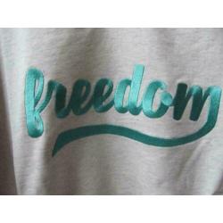 10DAYS super leuke ecru Sweater (1) = maat L Freedom NIEUW