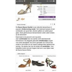 Trouw schoen maat 37 goud