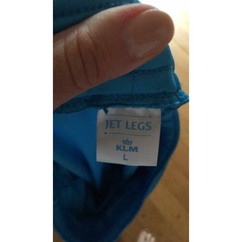 Joggingbroek KLM jetlegs, mt L, nieuw, collectors-item!