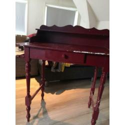 Brocant Barok oude tafel make up tafel