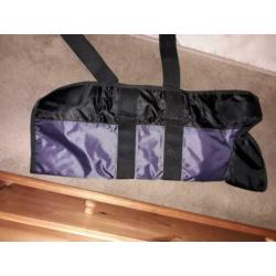 Paarse Honden jas rugmaat 55.cm