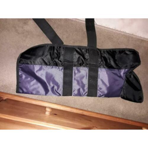 Paarse Honden jas rugmaat 55.cm