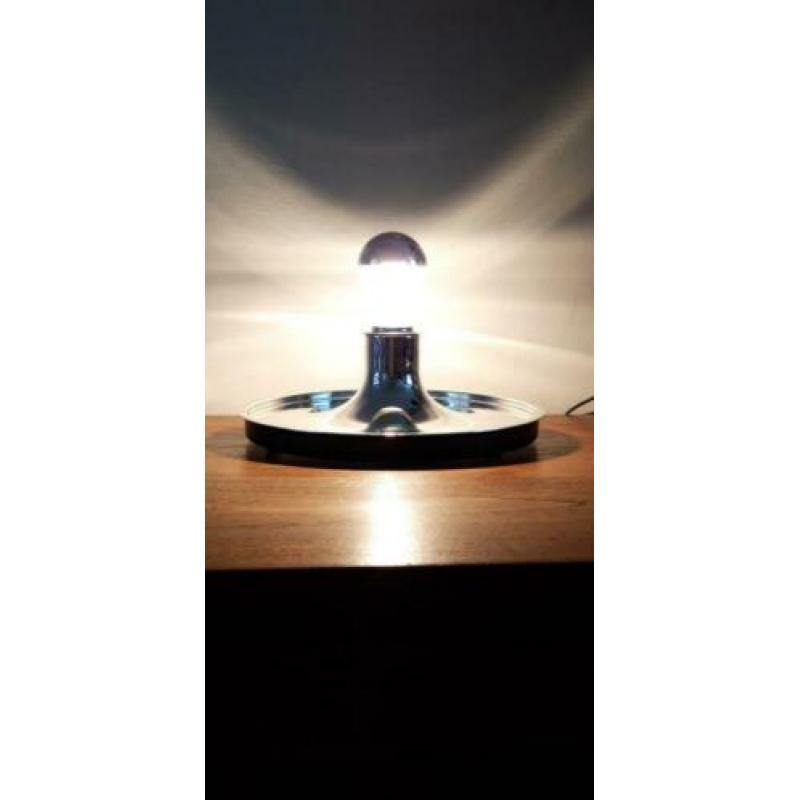 vintage solken leuchte discus plafondlamp space age