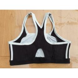 ZGAN Adidas Sporttop 42/44 Zwart en Ecru