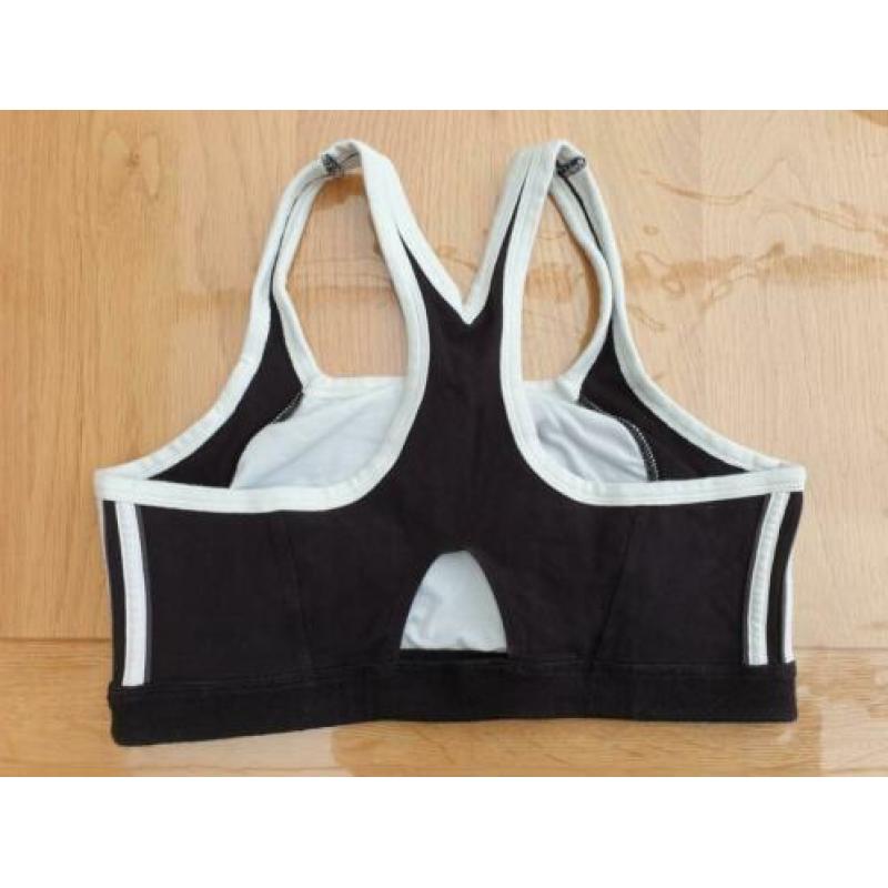 ZGAN Adidas Sporttop 42/44 Zwart en Ecru