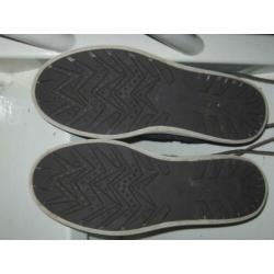 GEOX LEREN/SUEDE ENKELHOGE SCHOENEN maat 38