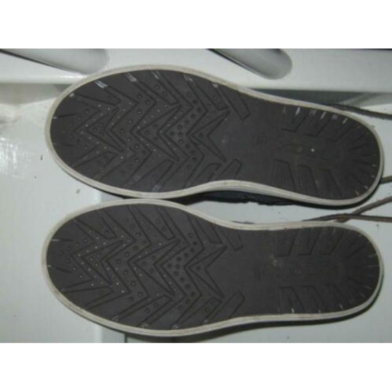GEOX LEREN/SUEDE ENKELHOGE SCHOENEN maat 38