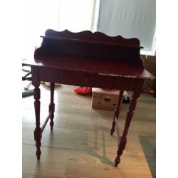 Brocant Barok oude tafel make up tafel