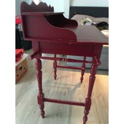 Brocant Barok oude tafel make up tafel