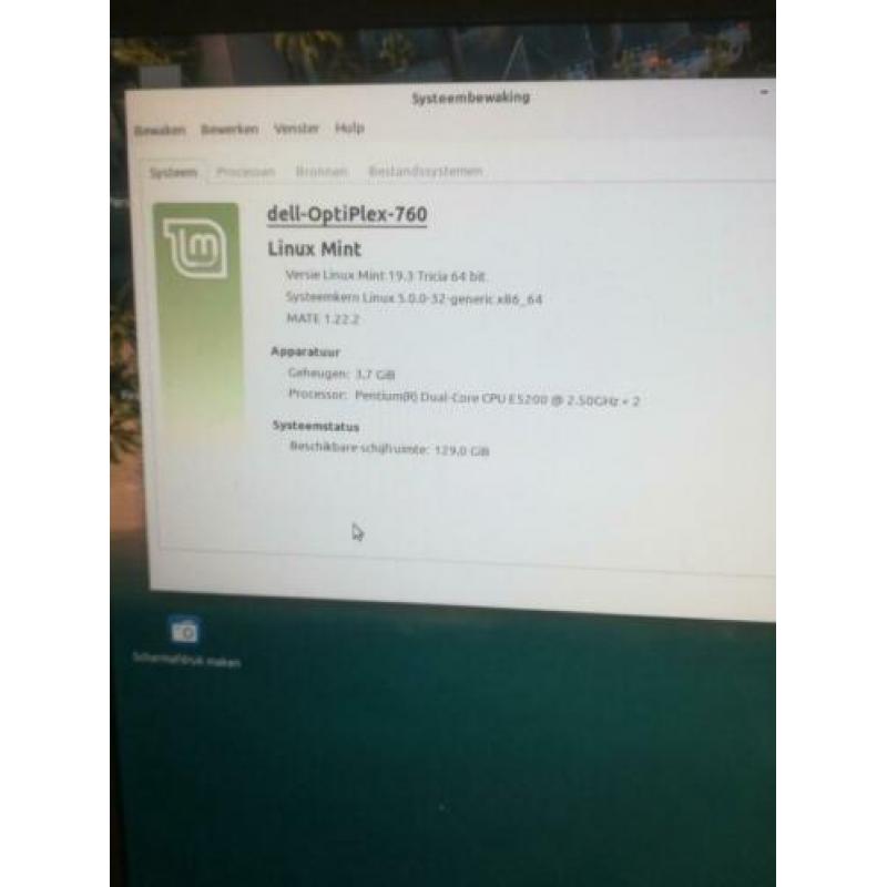 Dell optiplex dual core 4gb ram + scherm