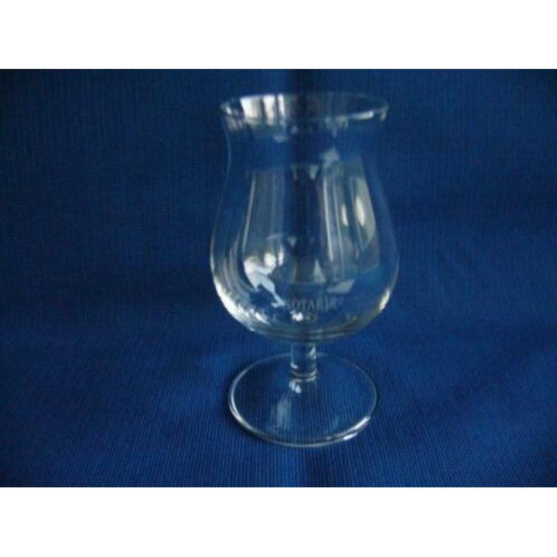 Notaris glas op voet (oud maar ongebruikt)