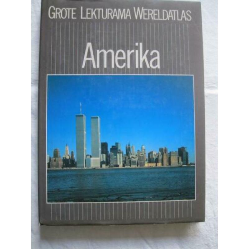 reizen: grote Lekturama Wereldatlas Amerika z.g.a.n.