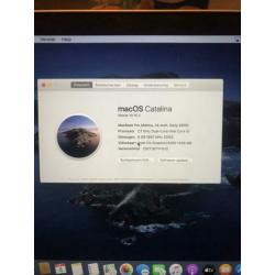 Macbook pro 2015 8 gb 2,7 ghz i5 128 gb ssd cyclus 117