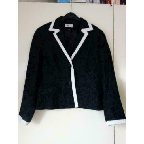 2101 Linnen jasje blazer MISS ETAM; Mt=42 Nieuwstaat