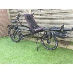 Hase Pino "licht gewicht" tandem 2.5 jaar oud