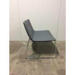 8 Arper Catifa 80 design fauteuils stof lichtgrijs