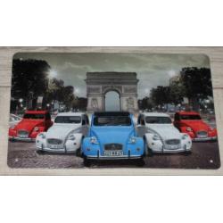 CITROEN Metalen Bord Classic Citroen 2CV Show - Parijs