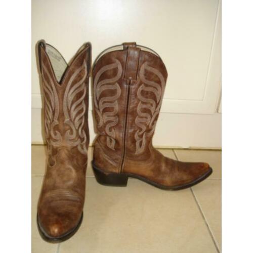 Durango bruine leren heren cowboy western laarzen maat 43