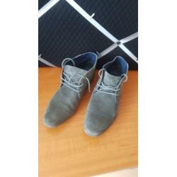 Nette herenschoenen maat 46 suède grijs
