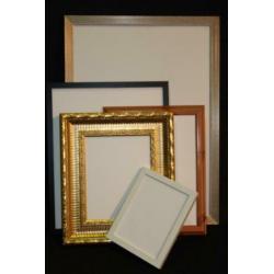 Set 5 ingelijste canvasdoeken