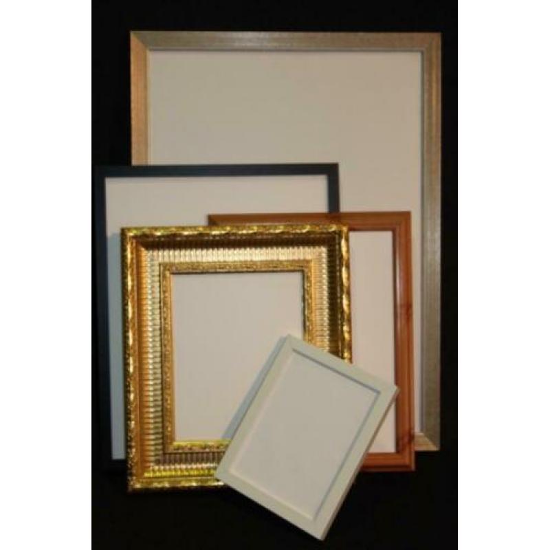 Set 5 ingelijste canvasdoeken