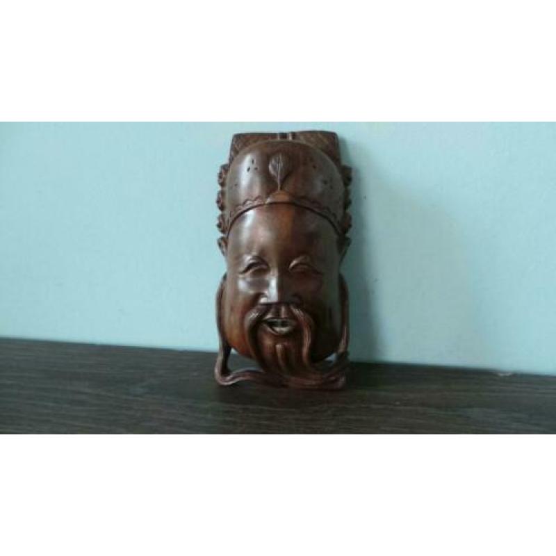 Chinees masker met tanden eind 1800 begin 1900