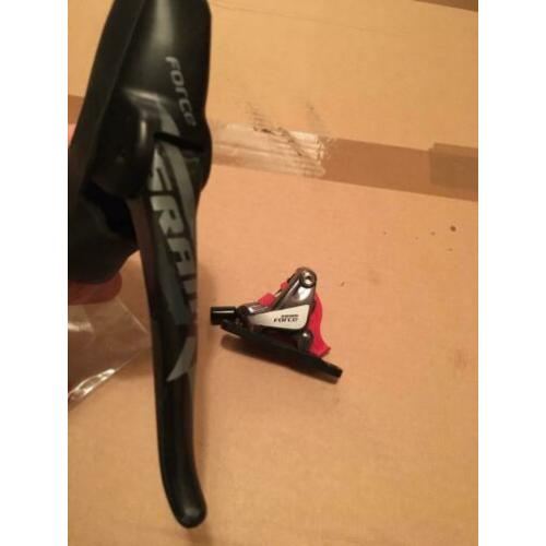 Sram Force CX 1 linker hydraulische shifter met flat mount