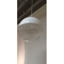 retro space age hanglampe wit