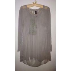 10days voile tuniek zand kleur mt 0