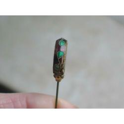 Chinees cloisonné hoedenspeld hoedenpin