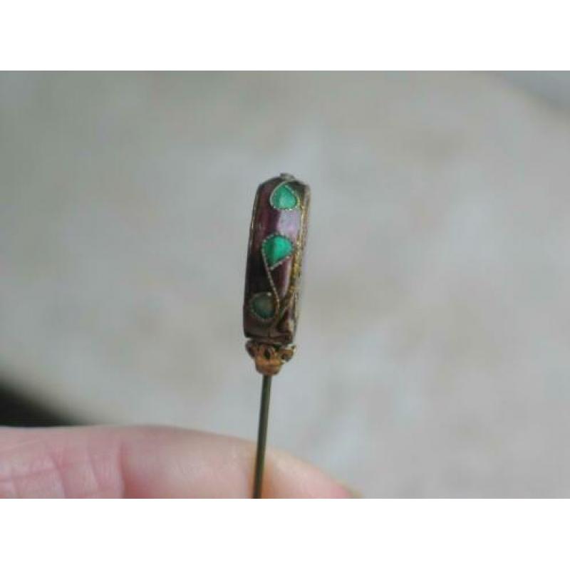 Chinees cloisonné hoedenspeld hoedenpin
